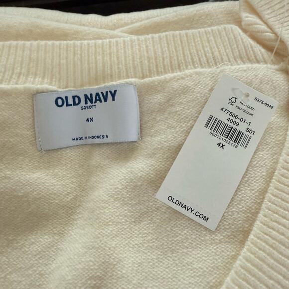 Old Navy Creme SoSoft Loose V Neck
Sweater - Picture 12 of 15